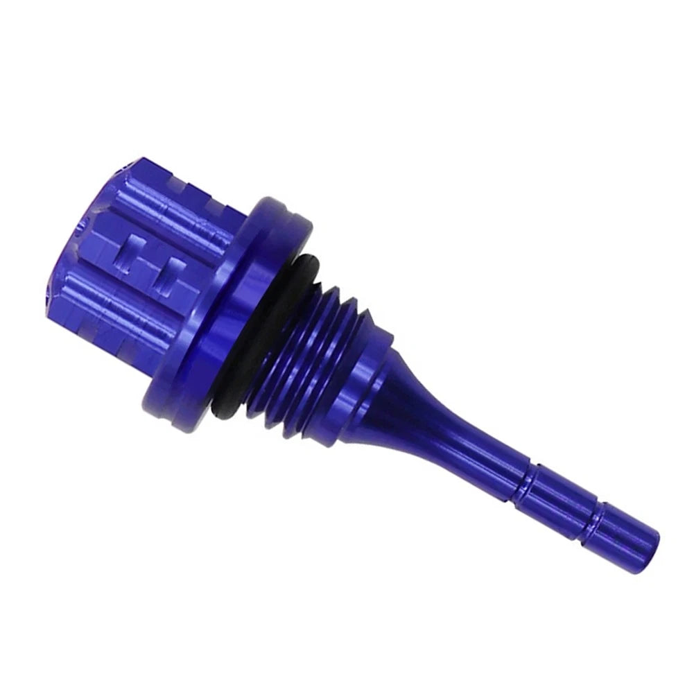 Engine Crankcase Oil Dipstick Plug Oil Level Gauge Blue For GY6 BWS 125CC