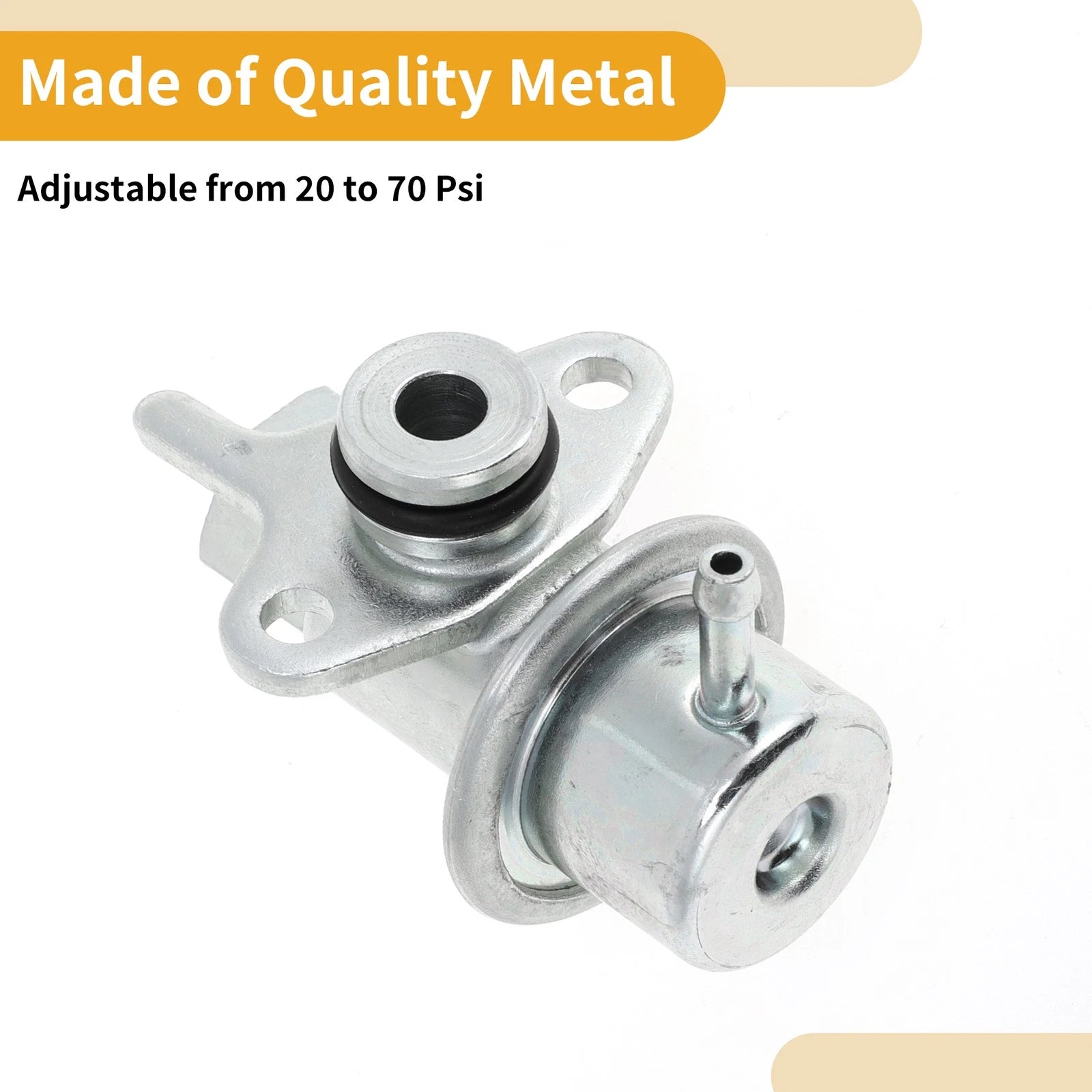 Fuel Pressure Regulator for Hyundai Elantra 1996–2000 Replacement Metal 1 Pc