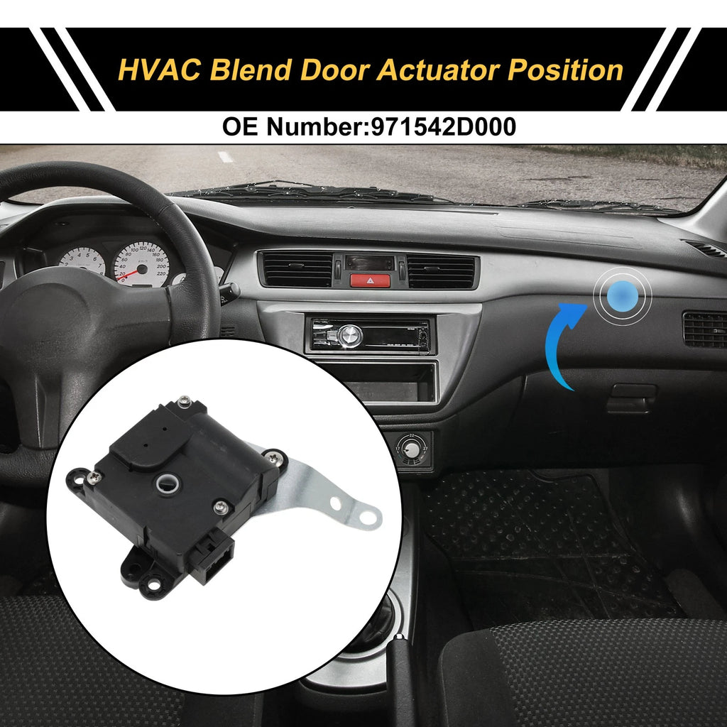 HVAC Heater Blend Door Actuator Replacement for Hyundai Elantra (2003–2006)