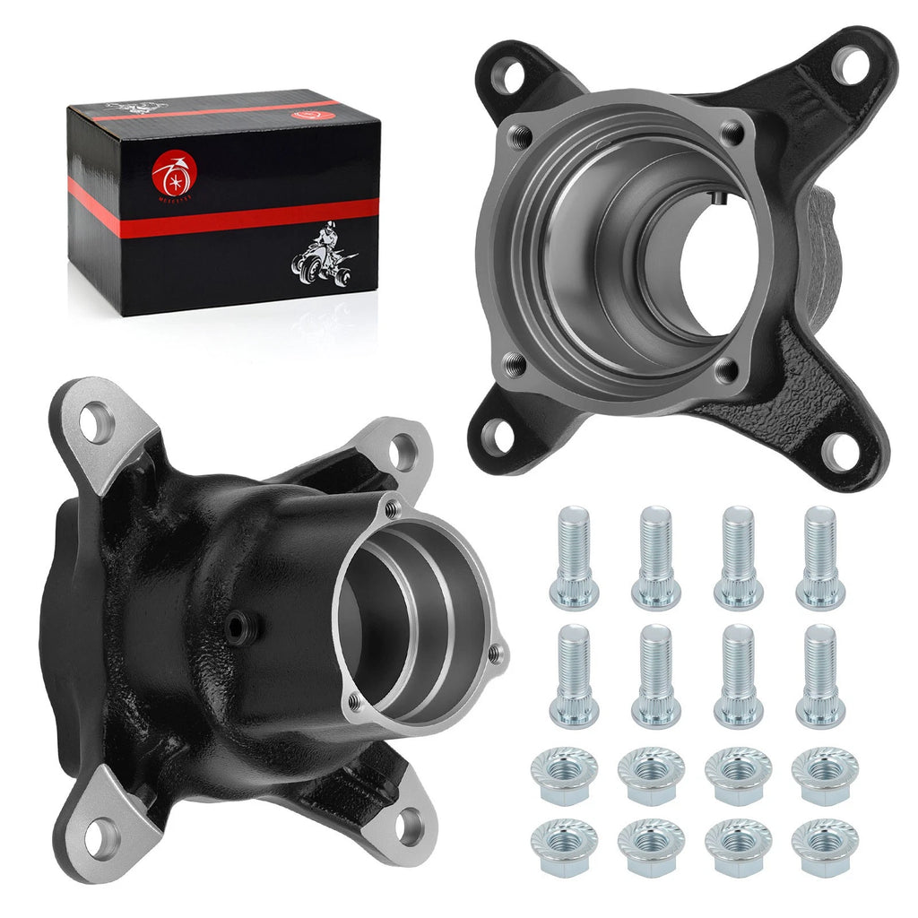 2 Front Wheel Hub Kit for Polaris Xplorer 250 300 400 500 Worker 335 500 BigBoss