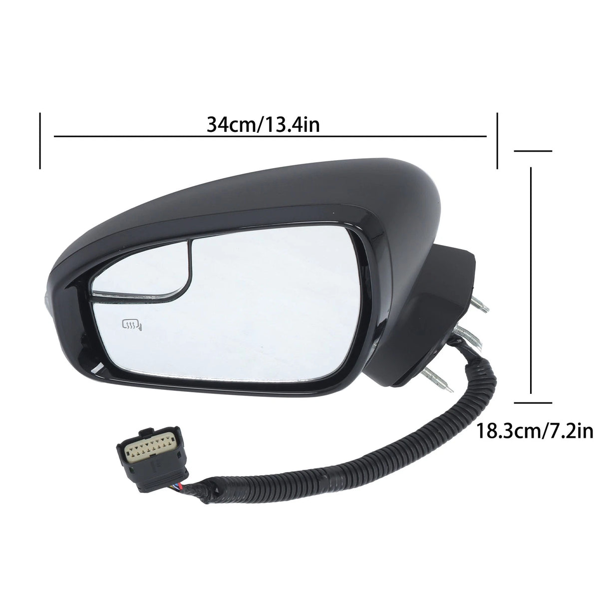 Front Left Driver Side Mirror (11Pin) for Ford Fusion (2018) JS7Z17683XA-PFM