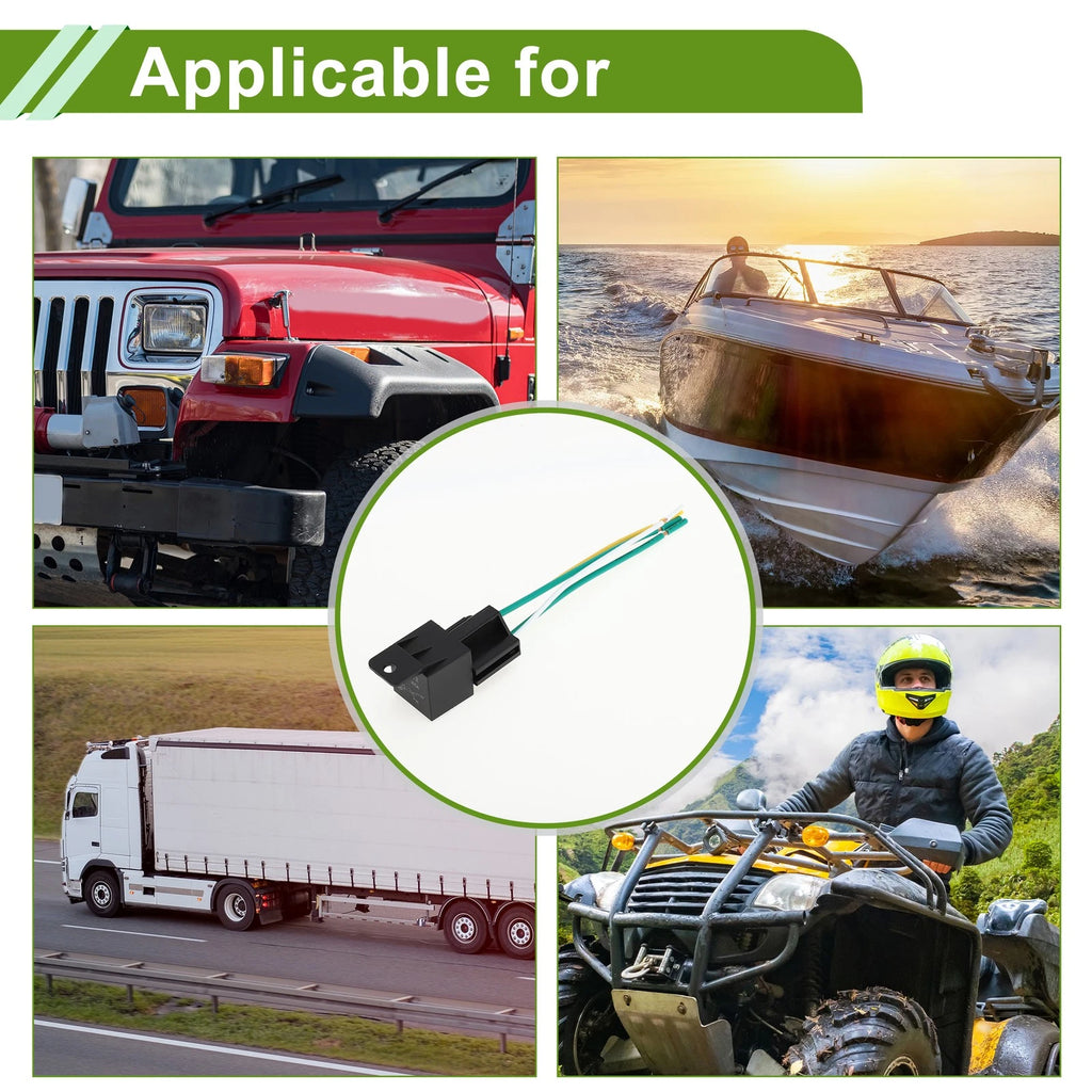 1 Pc Auto Relay 24V 40A with Harness Socket for