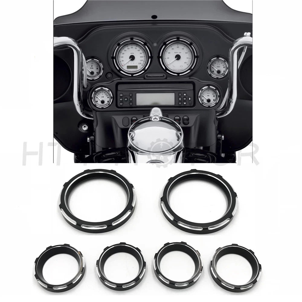 Instrument Board Burst Gauge Bezel for Harley Electra Glide (2000–2023)