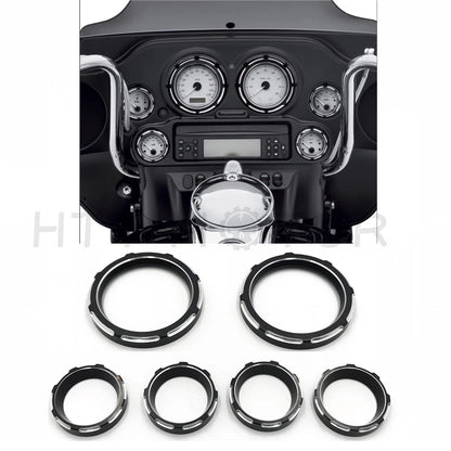 Instrument Board Burst Gauge Bezel for Harley Electra Glide (2000–2023)