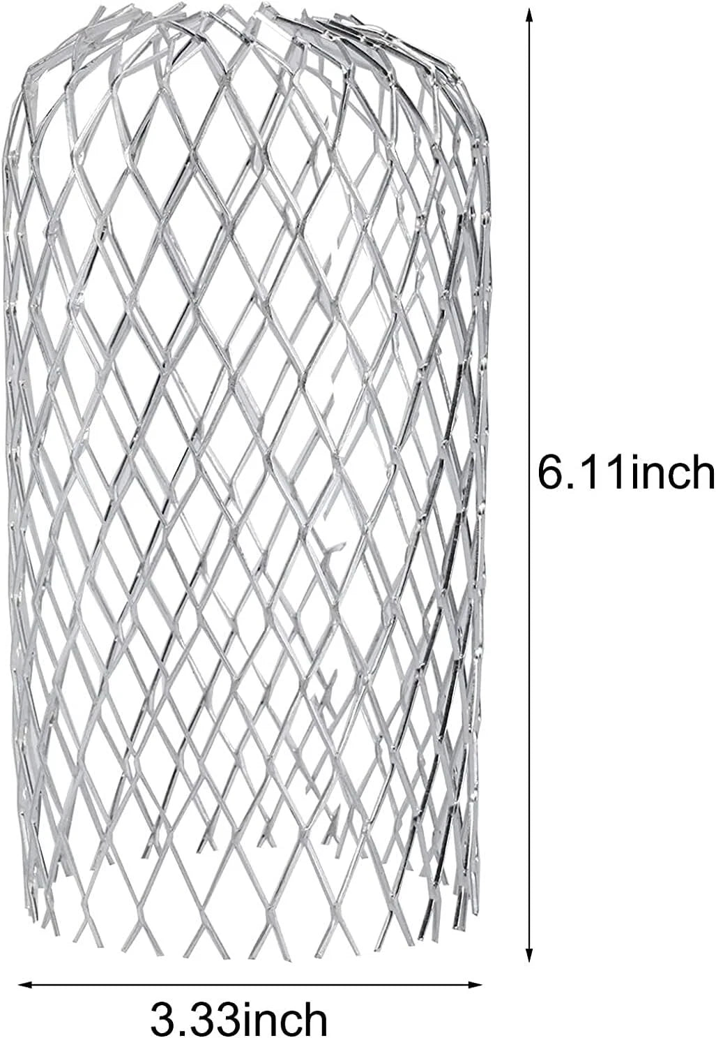 10 Pack Gutter Guards for Leaf Protection (Aluminum, 3")
