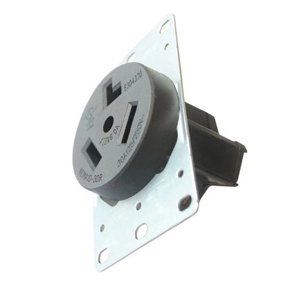30A Power Socket Metal Mounting Plate for Industrial Use
