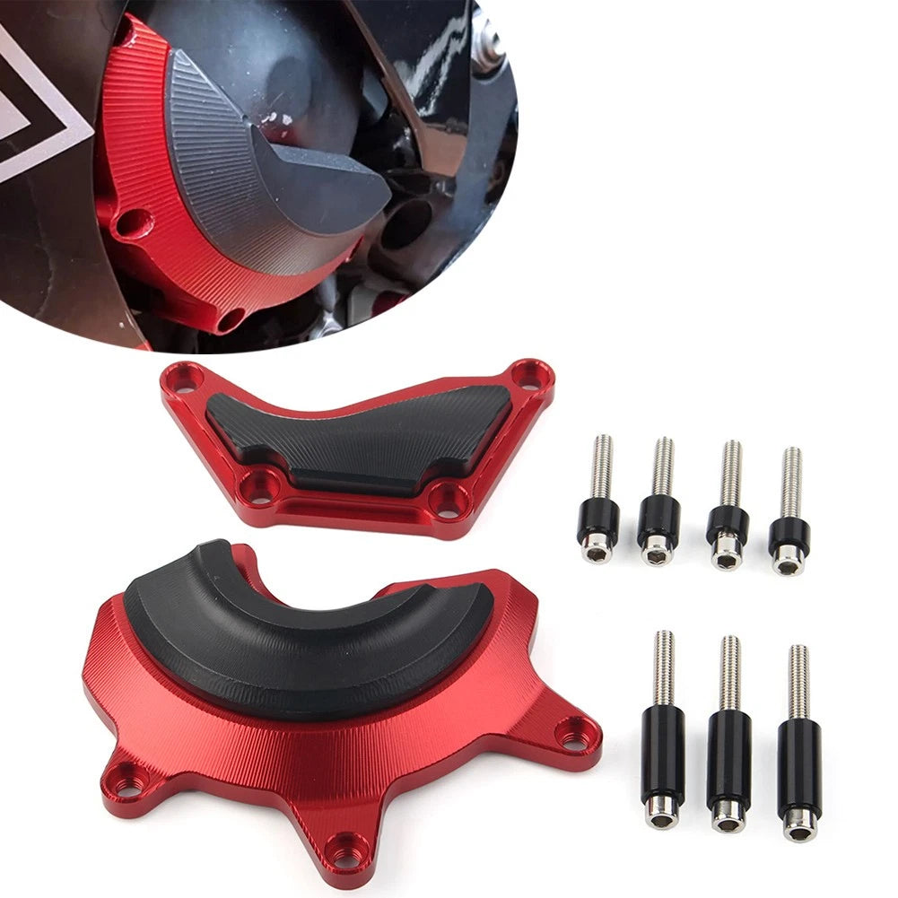 Motor Housing Stator Cover Guard for Yamaha R6 (2019–2020) Red Aluminium