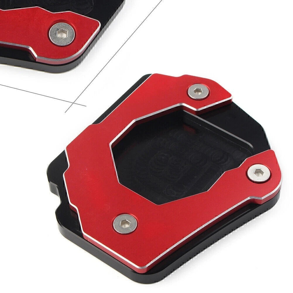 Side Stand Pad Extension Plate for BMW F800 GS/ADV (2015–2017) Red