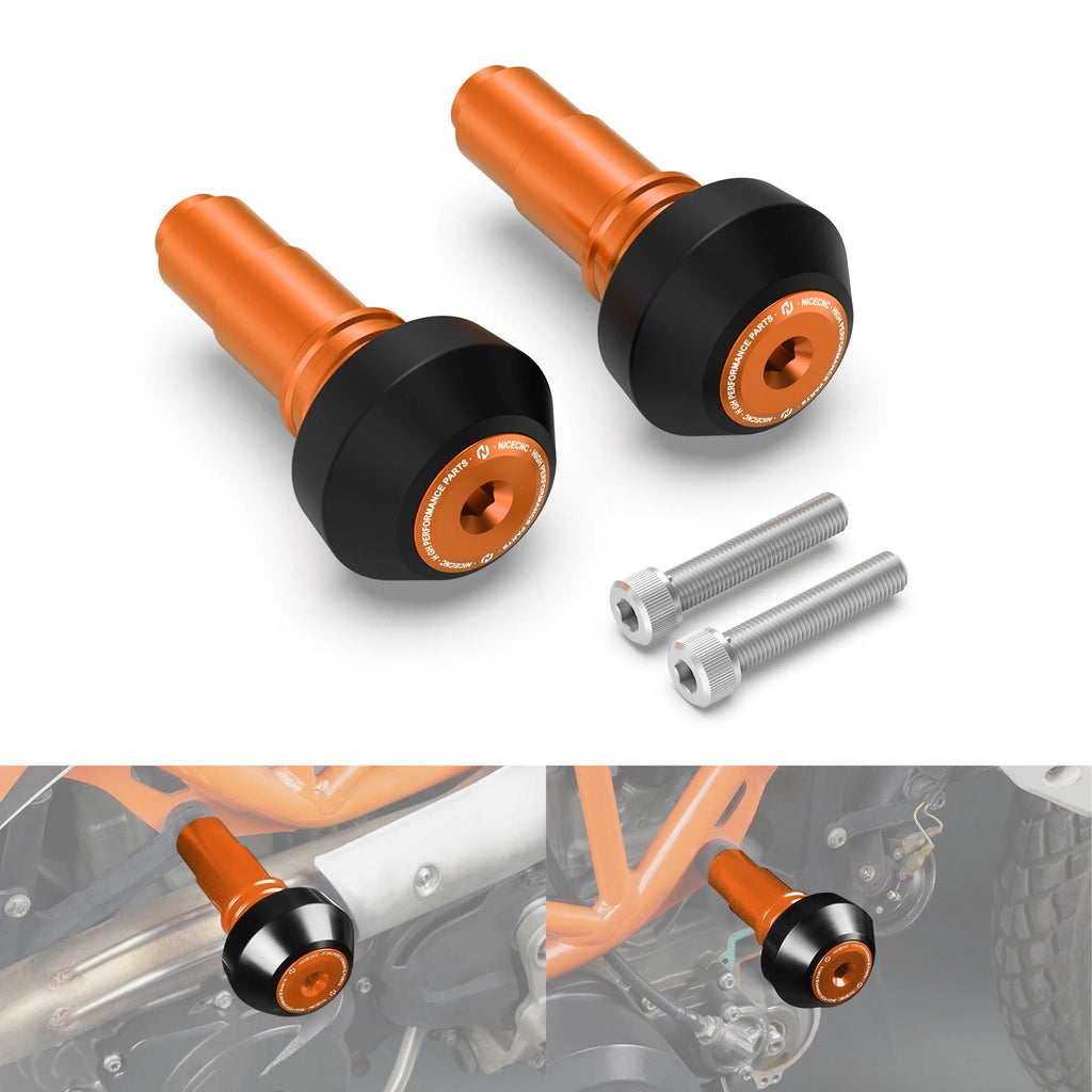 Anodized Frame Slider Crash Protector for KTM 690 SMC (2008–2023)