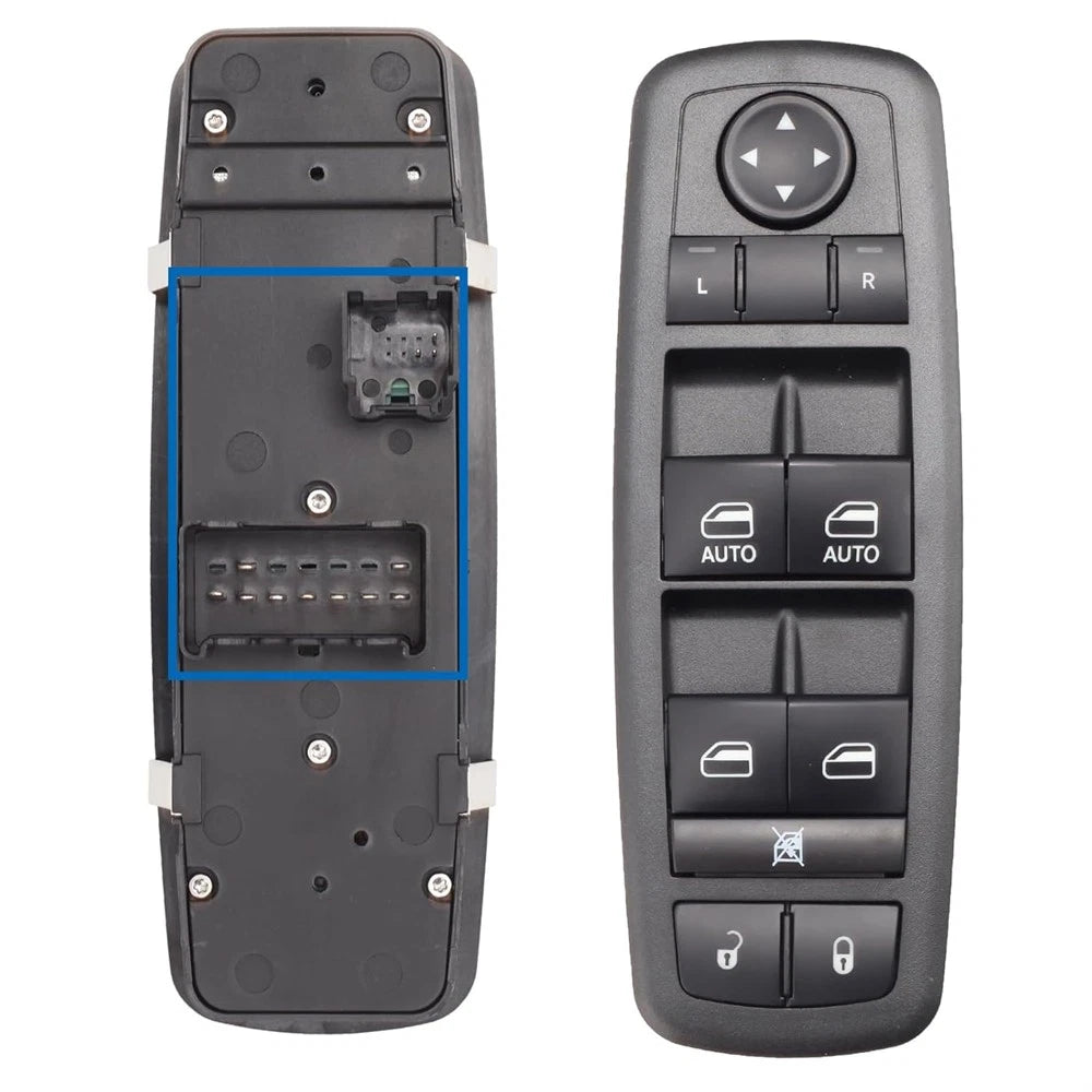 For 14-17 Cherokee Driver Side Power Window Switch 68141894AA (Warning: Pin 3+9)