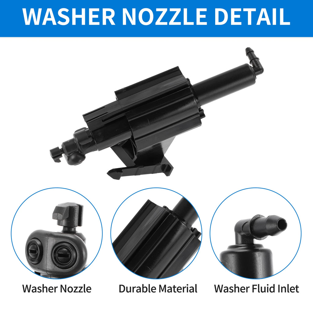 Front Driver Side Headlight Washer Nozzle for Ford Focus MK3 (2012–2018) No.BM5113L015A C