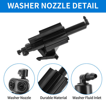 Front Driver Side Headlight Washer Nozzle for Ford Focus MK3 (2012–2018) No.BM5113L015A C