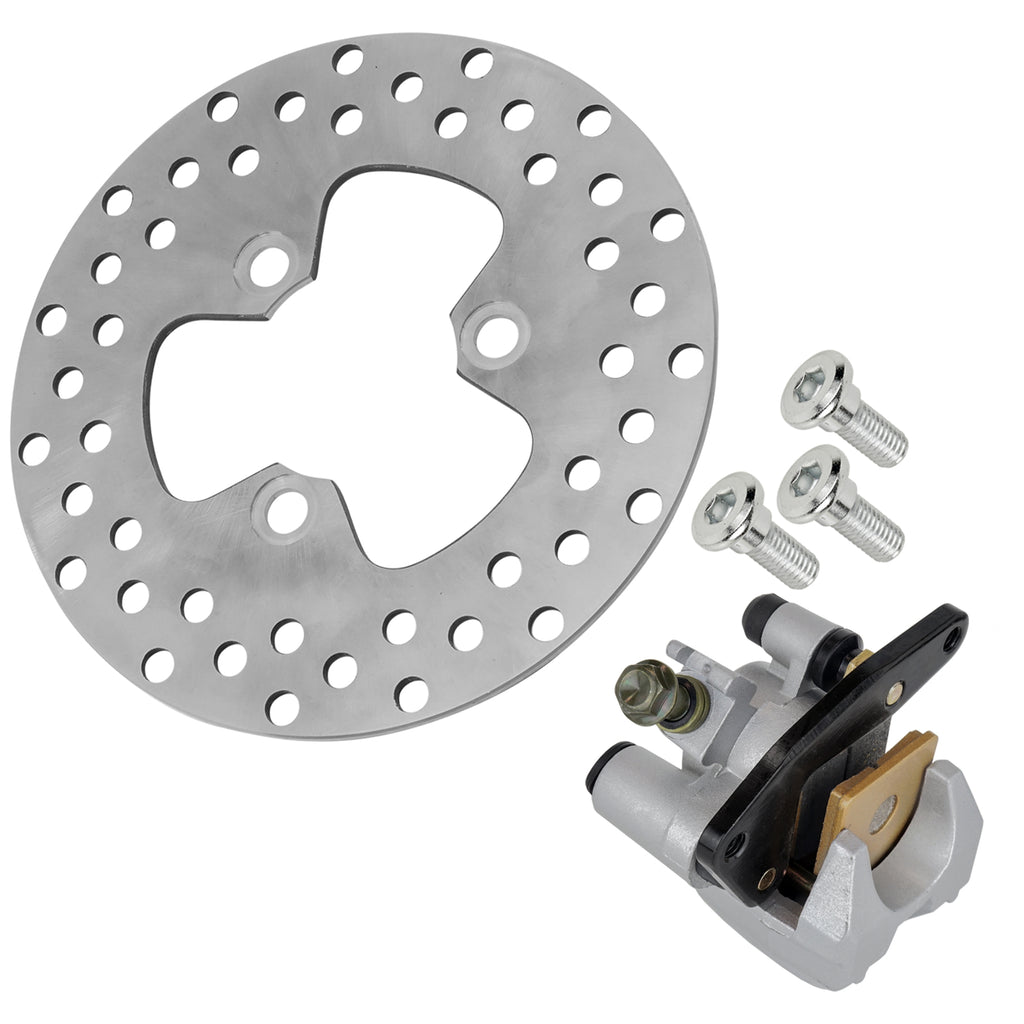 Caltric Front Brake Disc and Caliper Replacement for Honda TRX300X (2009) Right