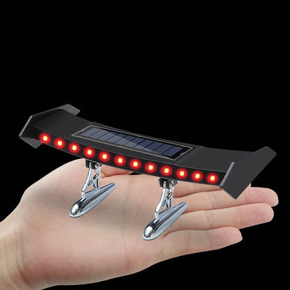 LED Solar Energy Car Trunk Rear Wing Spoiler for Mini (Universal)
