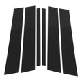 Door Pillar Window Trim Kit Black 6 Pcs for BMW X1 (2009–2015)