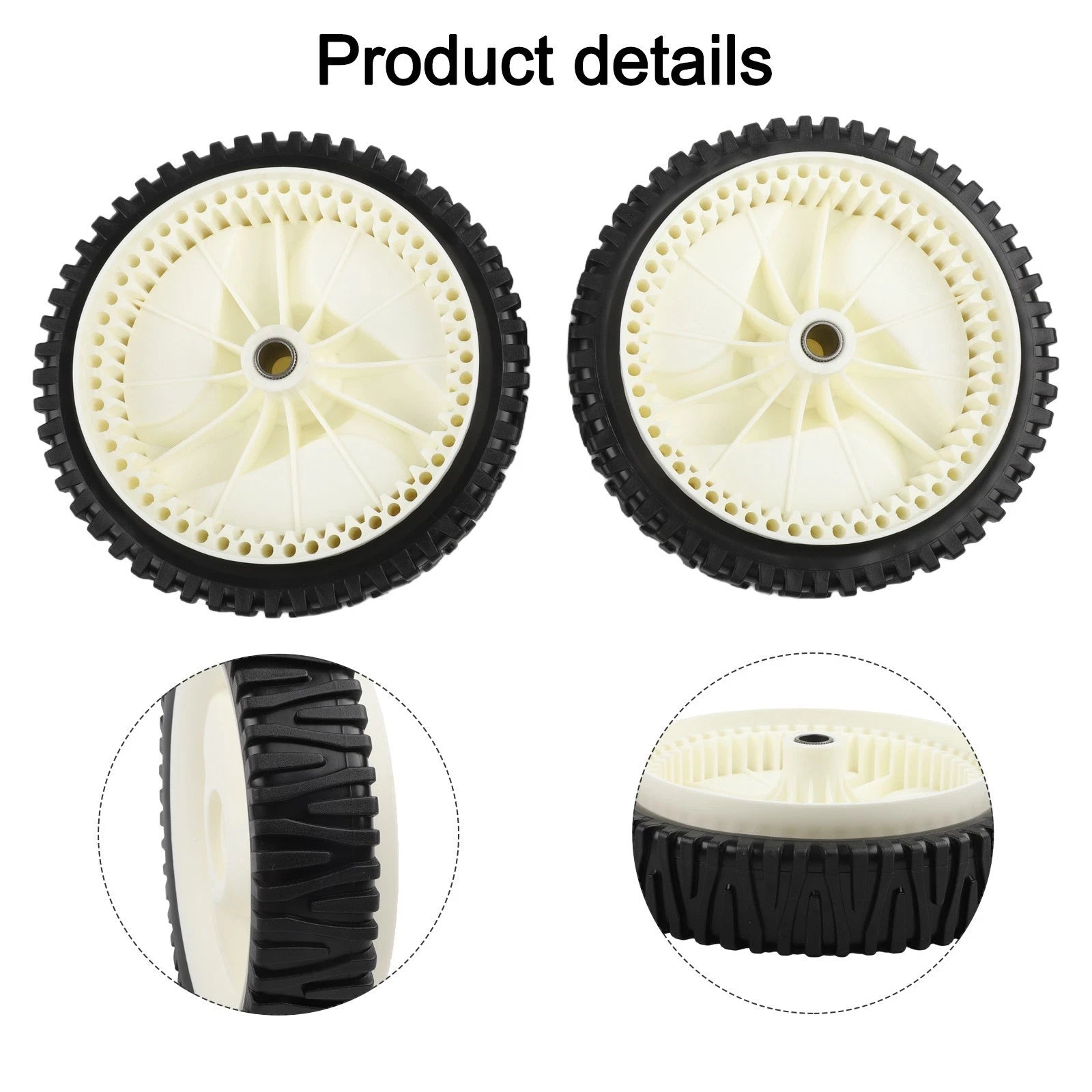 8 Inch Front Drive Wheels for Lawn Mower (53 Teeth)