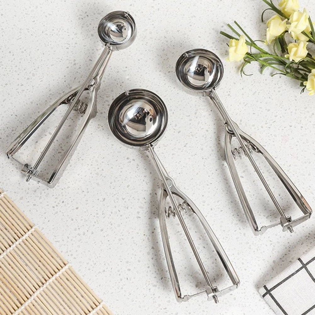 Stainless Steel Scoop for Ice Cream and Dessert Serving