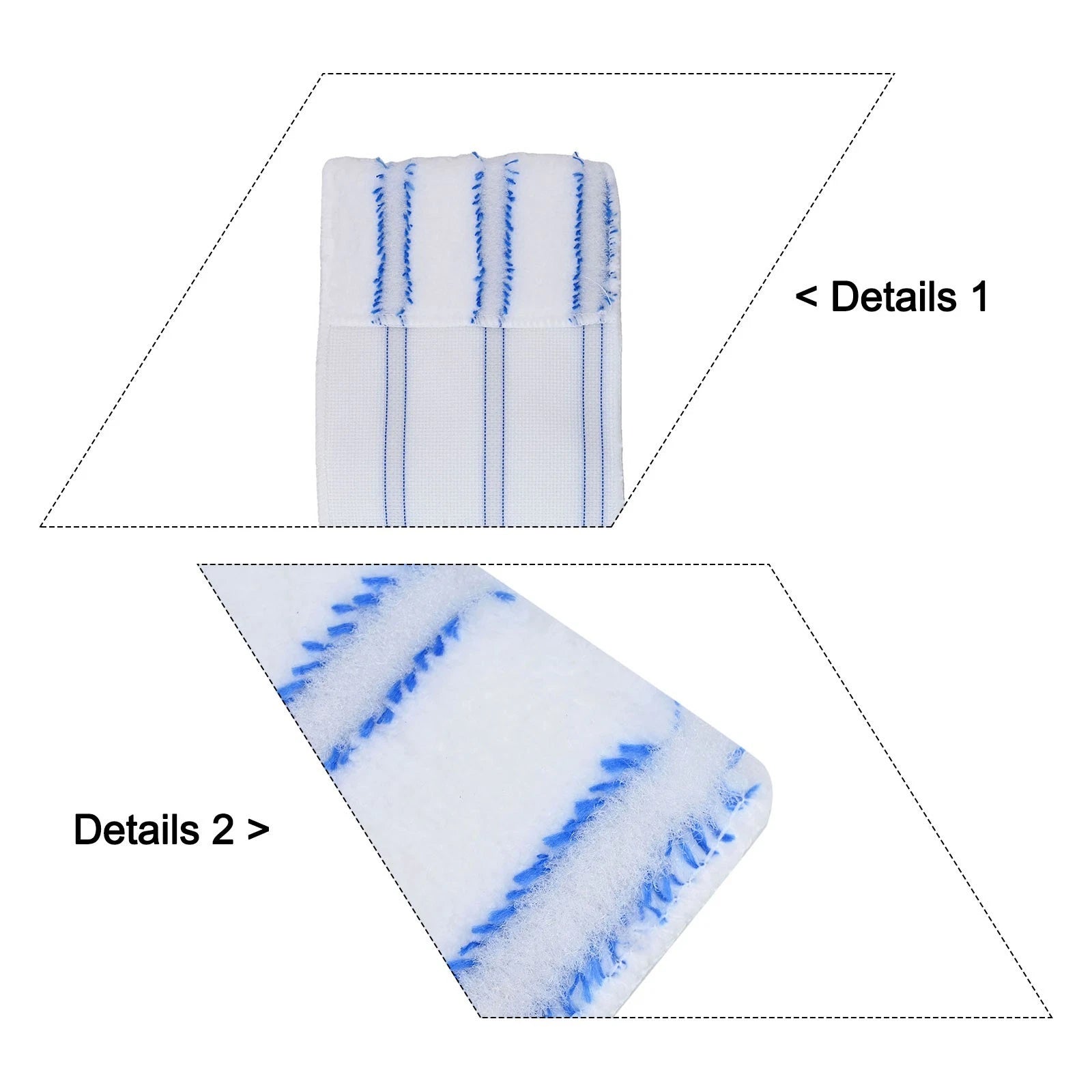 2X Mop Cloths for Vacuum Cleaner