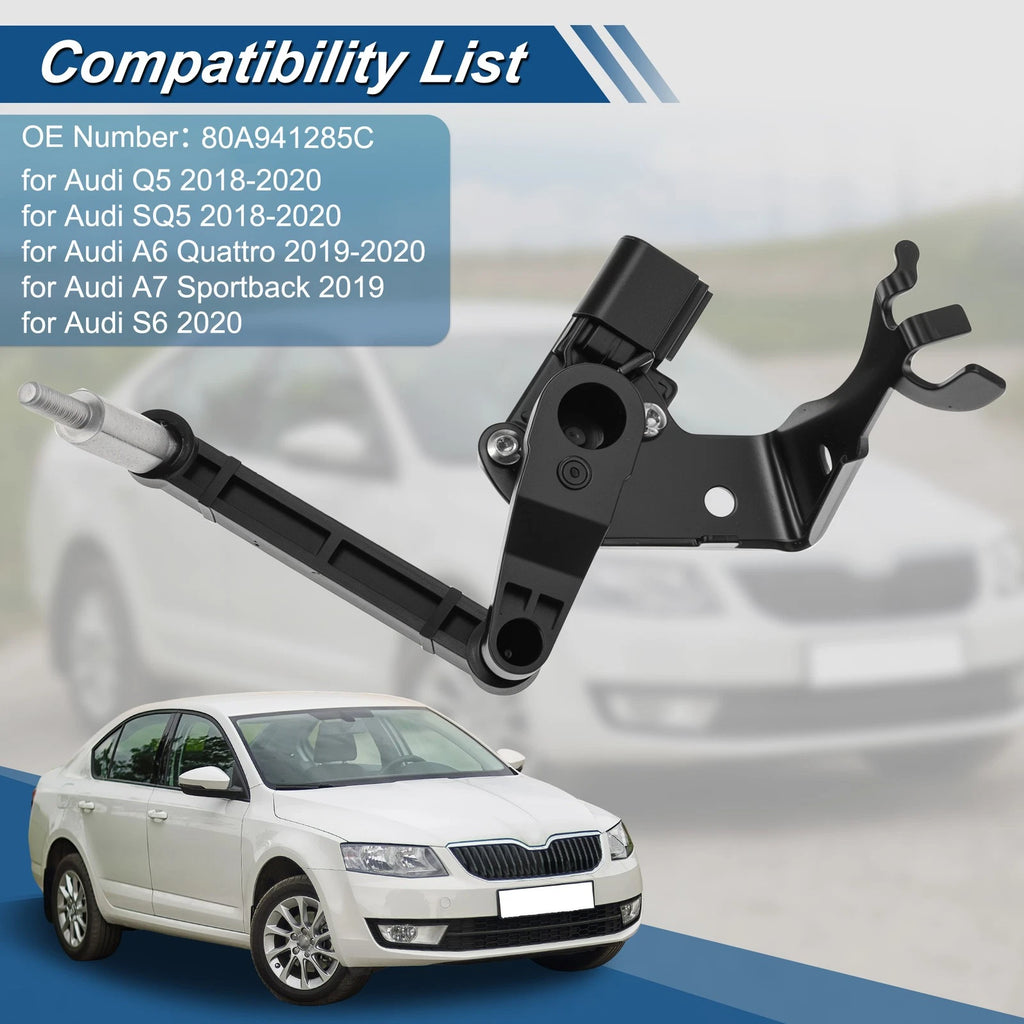 Ride Height Sensor for Audi Q5 (2018–2020) 3 Pin Metal Plastic