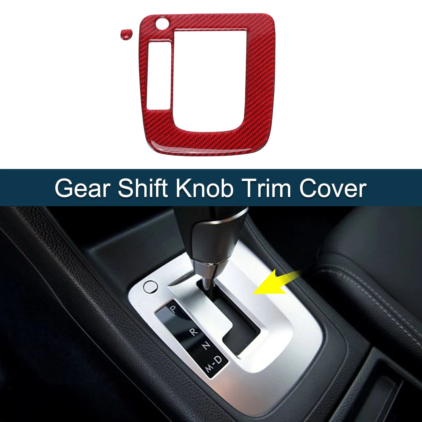 ABS Gear Shift Knob Cover Decal Sticker for Subaru Impreza (2012–2014)