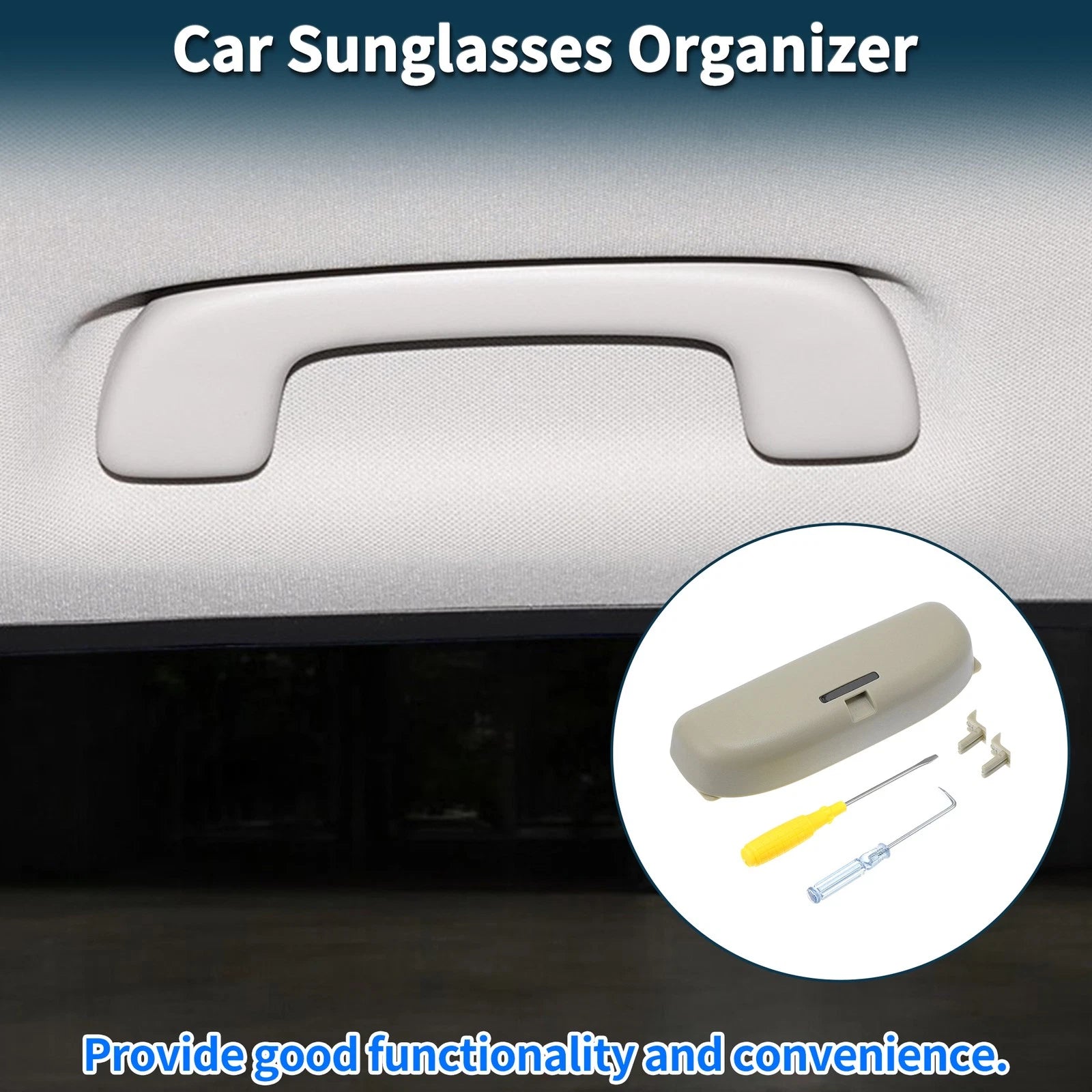 Car Sunglasses Case for Mercedes-Benz C Class Eyeglasses Holder Storage