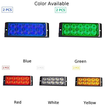 2X LED Side Marker Lights for Truck Car Trailer (12/24V)