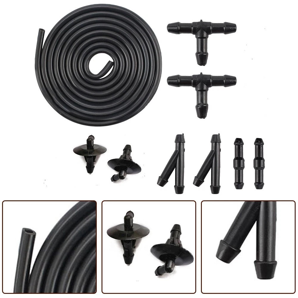 Replacement Kit Windshield Wiper Washer Spray Nozzle Hose Set for Sprinter (2007–2018)