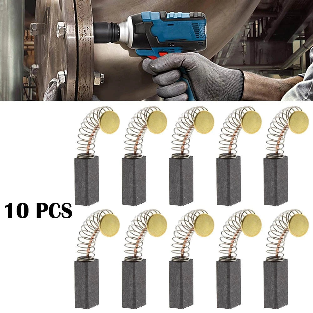 10X Carbon Brushes for Angle Grinder (13x8x5mm) Dark Gray