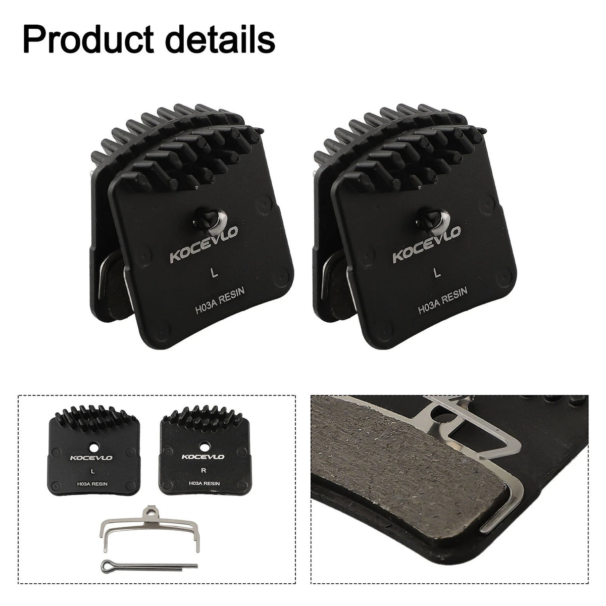 2X Disc Brake Pads for Shimano H03A