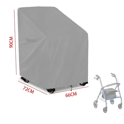 Folding Rollator Cover for Seniors Walker (66-90cm) Waterproof