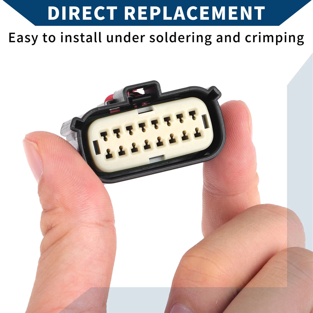 16 Pins Headlight Socket Plug for Ford Mondeo (Year Range)