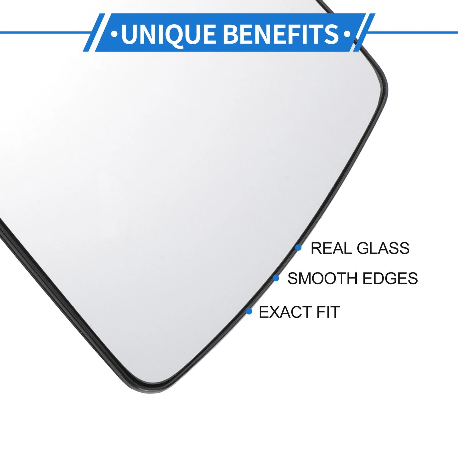Heated Left Driver Side Mirror Glass Replacement for Chevy Impala (2006–2013)