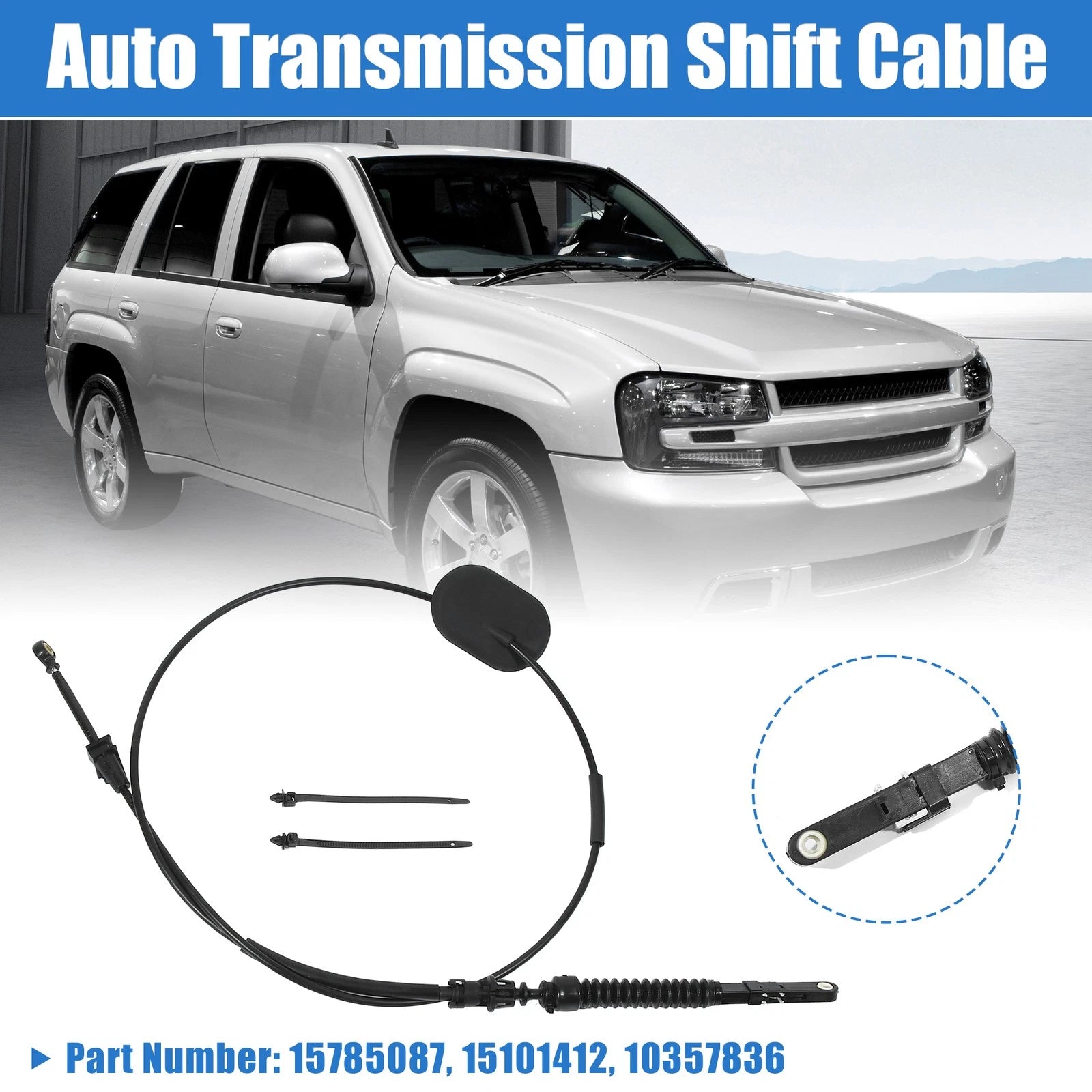 Automatic Transmission Gear Shifter Cable Replacement for Chevy GMC Buick (2000–2020)