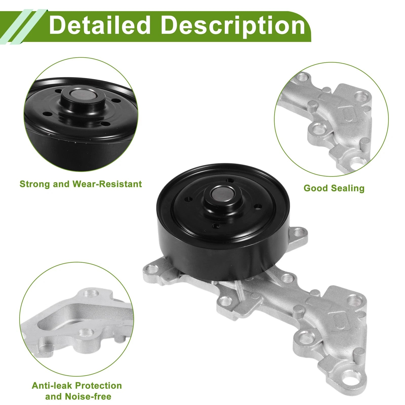 Engine Water Pump Replacement for Toyota Corolla 2008–2014 Cooling System