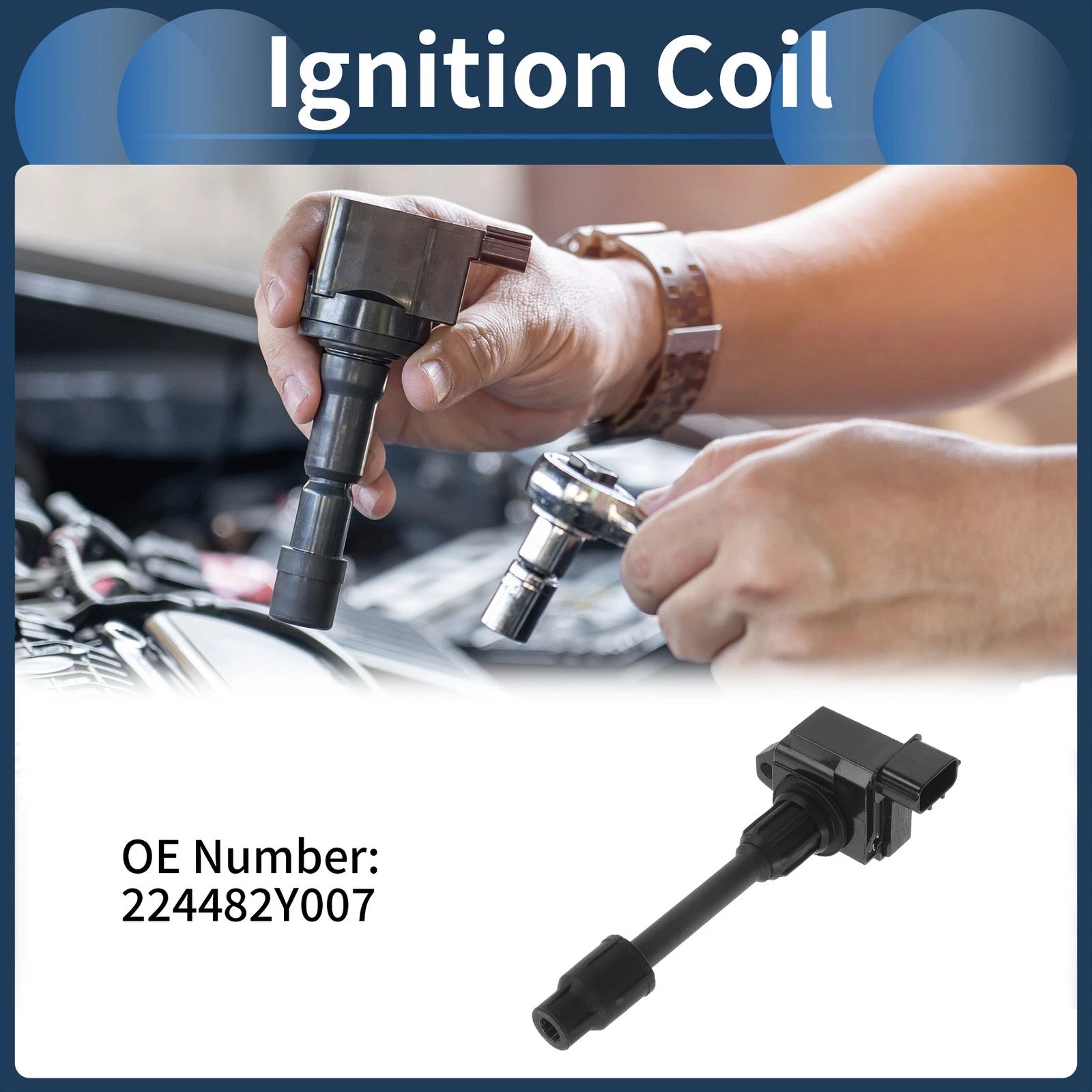 Ignition Coil Pack No. 224482Y007 for Infiniti I30 (2001)