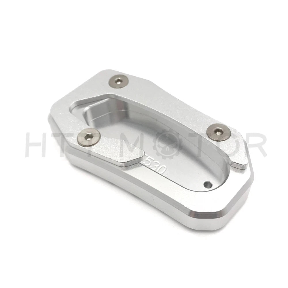Kickstand Side Stand Extension Plate for Yamaha TMAX 530 SX/DX (2017–2018) Silver
