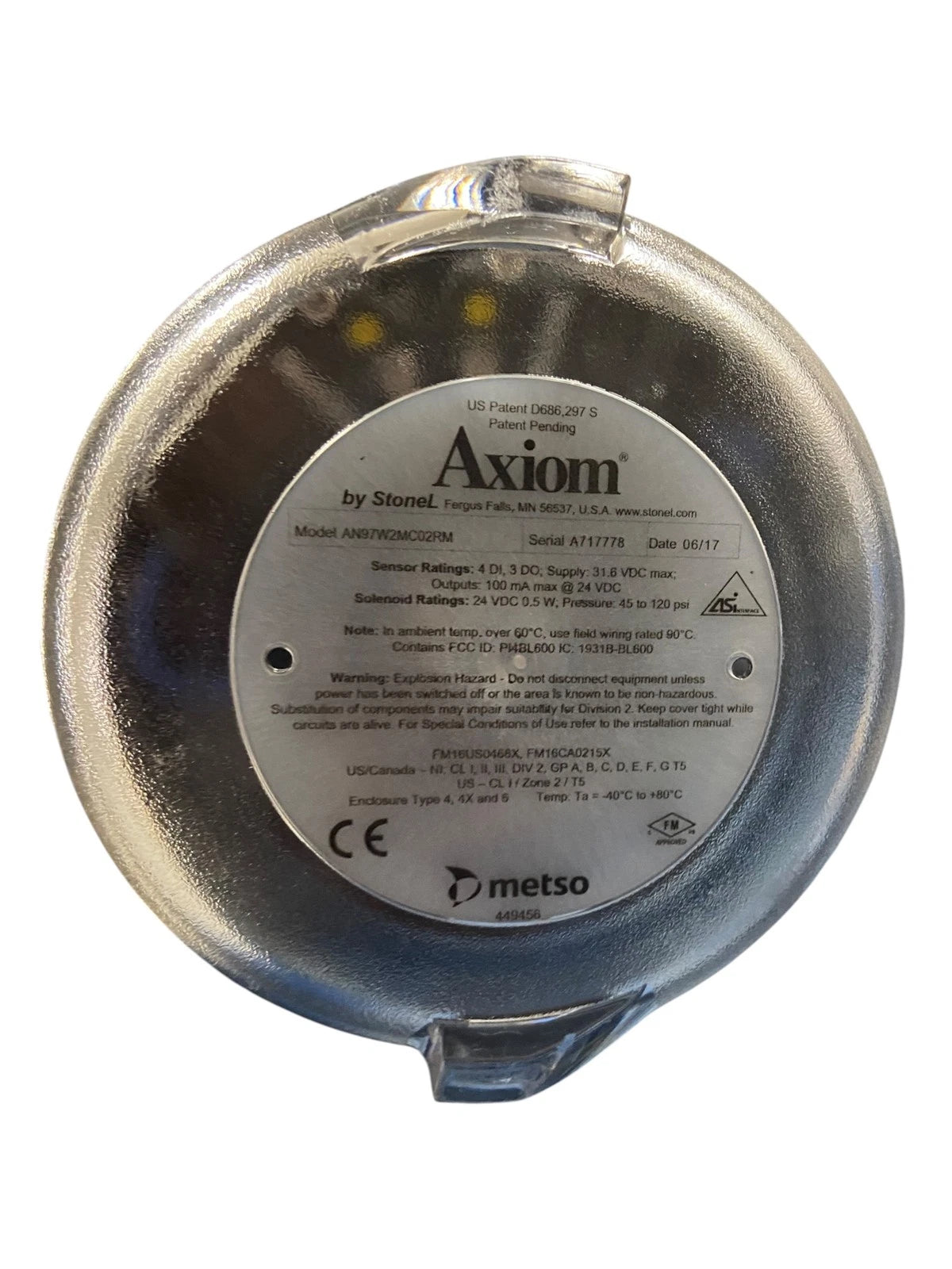 Bray S41 Butterfly Valve 4" w/ Actuator & Solenoid for Axium AN97 Controller
