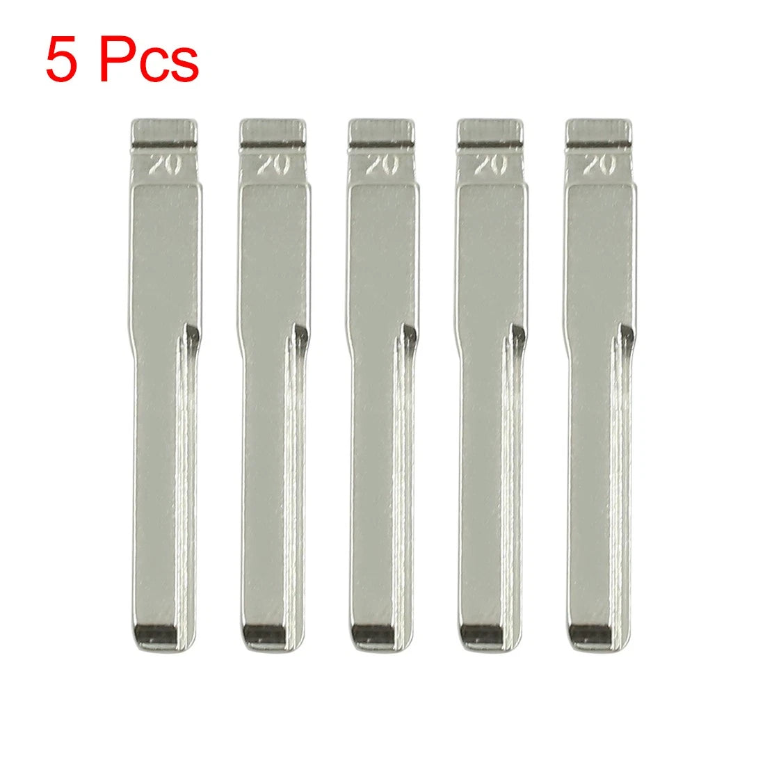 5 Pack Metal Flip Remote Key Blade Replacement for Mercedes Benz C E (2000–2025)