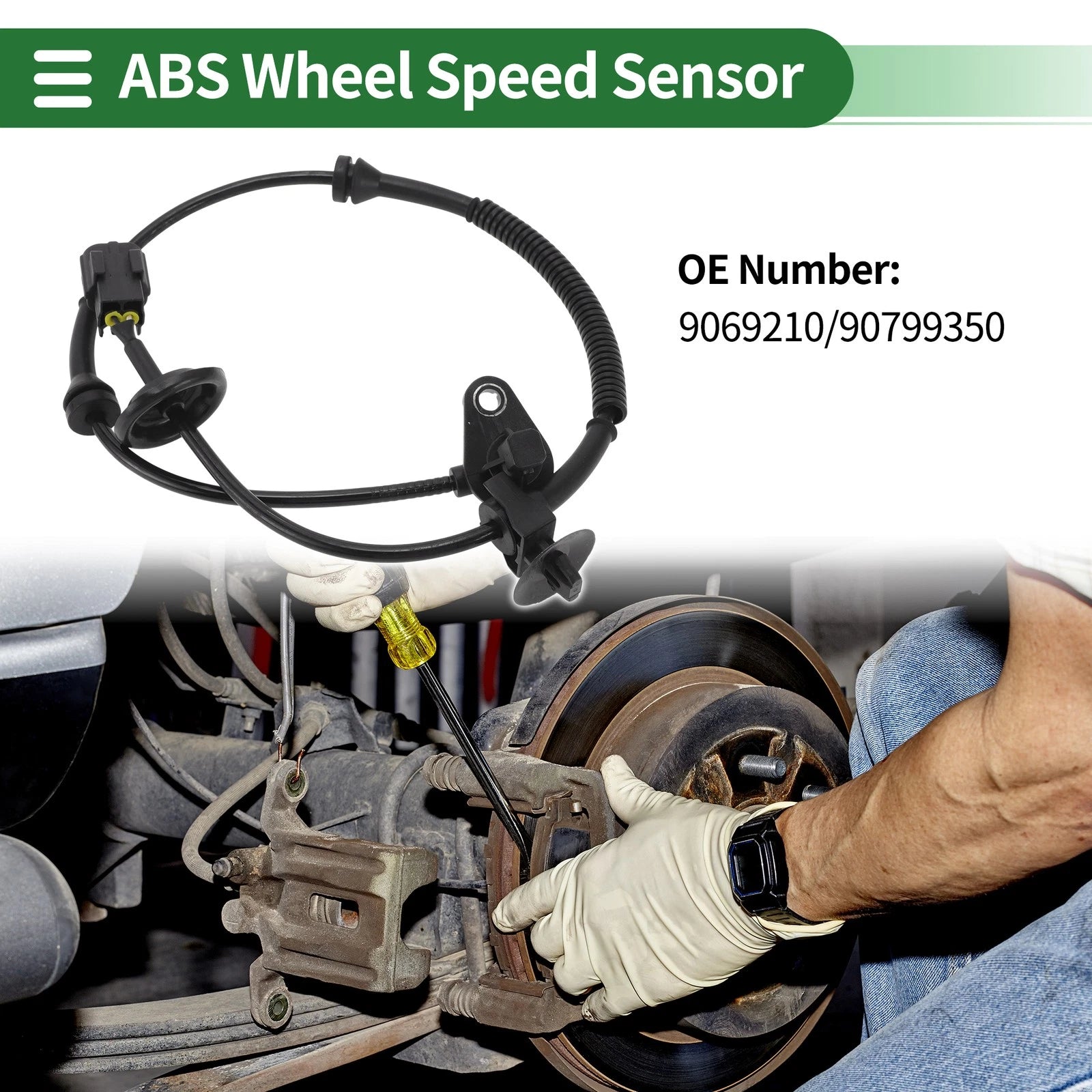 ABS Wheel Speed Sensor No. 9069210 for Chevrolet Sail (2010–2012) Front Left