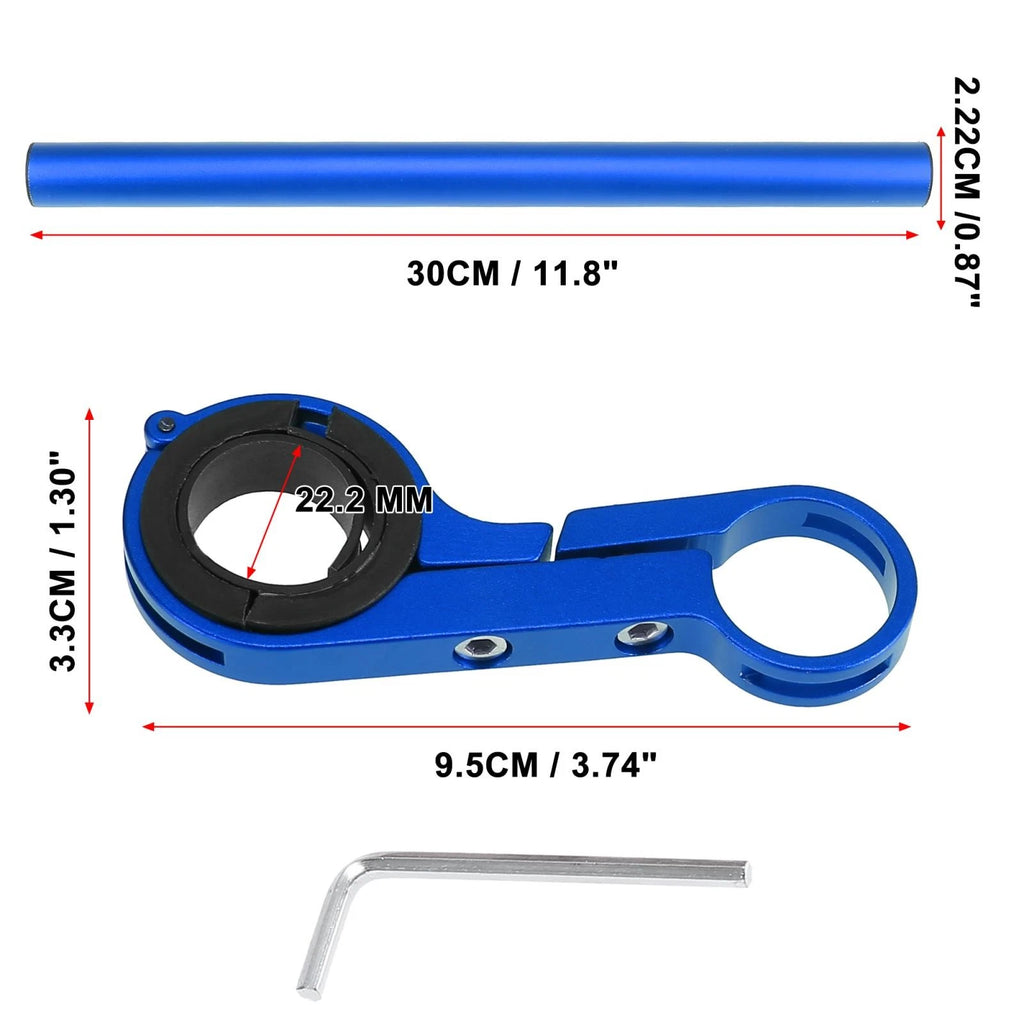 Handlebar Extension Bracket for Bicycle Aluminum Alloy Double Handlebar (—)