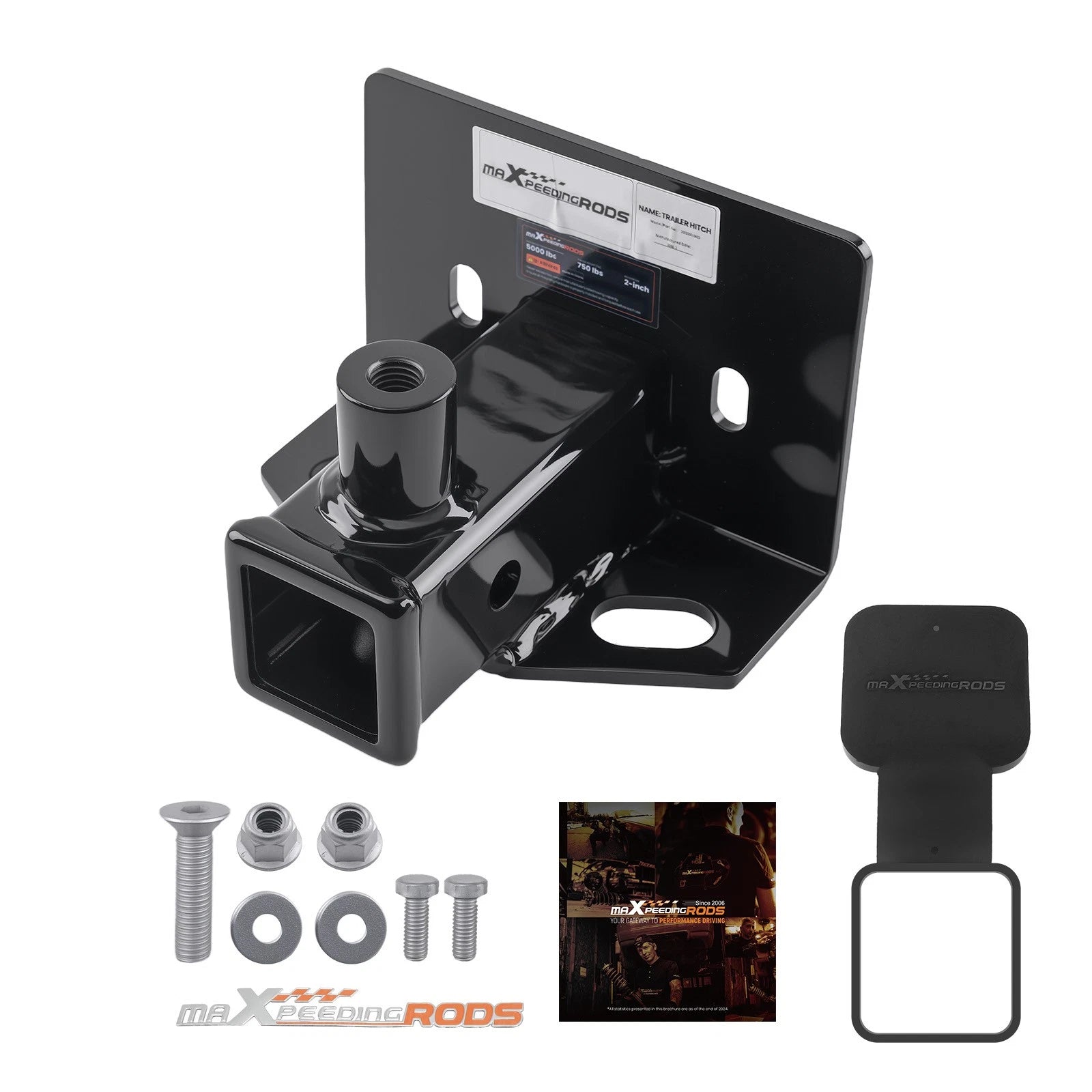 2" Rear Hitch Class 3 for Mitsubishi Raider (2006–2009) 5000lbs GTW