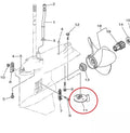 Left Hand Trim Tab Anode for Yamaha F150 (2-4 Stroke) 6K1-45371-02-00
