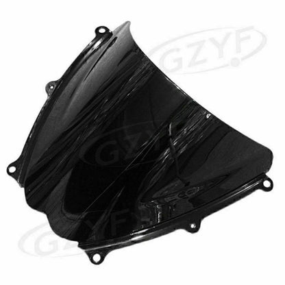 Smoke Double Bubble Windscreen Wind Shield For Suzuki 1000 GSXR1000 2007 2008