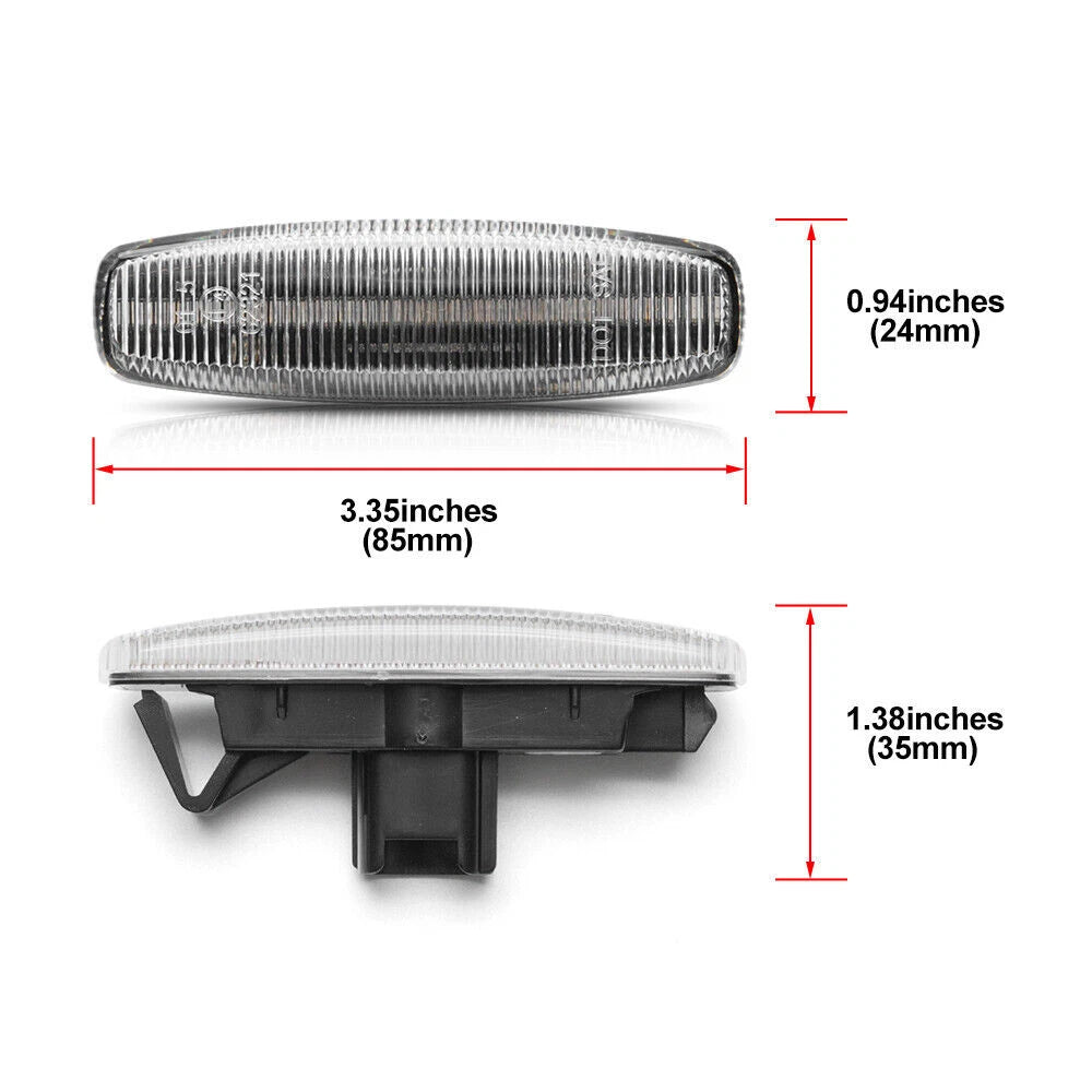 LED Side Marker Light for Infiniti M35 M45 Q40 Q60 Q70 QX50 QX70 (2006–2019)