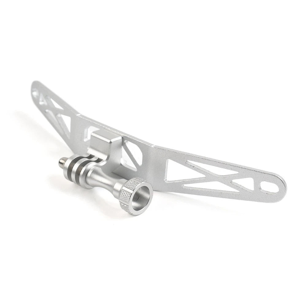 Silver Camera Bracket Holder Windshield Rack For BMW R1200RT R1250RT