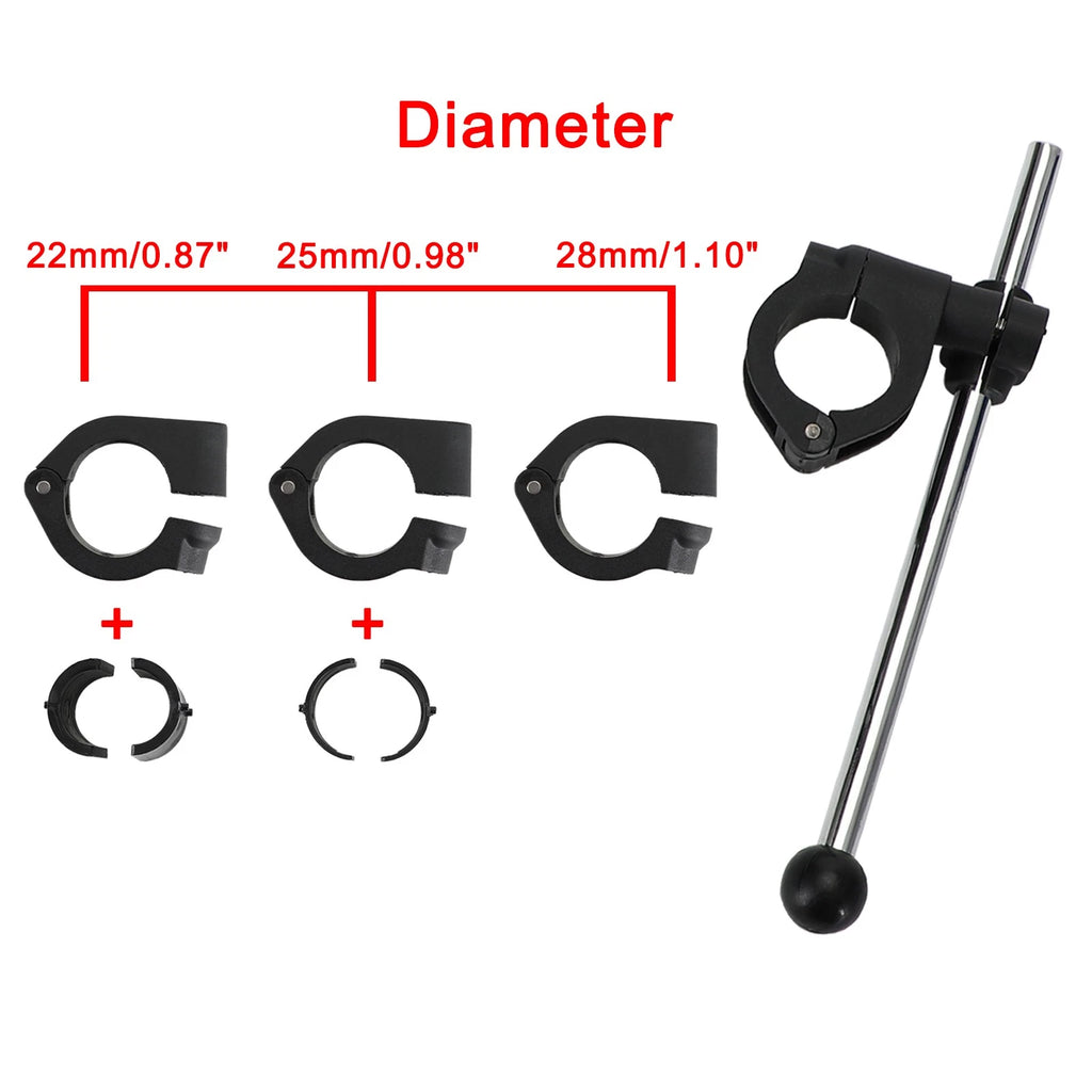 Adjustable Wind Screen Windshield for Universal Motorcycle (22MM 25MM 28MM)