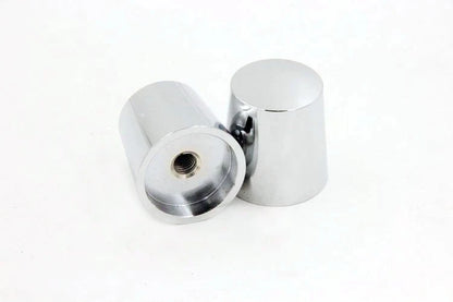 Billet Chrome Handle Bar Ends for Suzuki GSXR 1000, Yamaha R1, R6 (2000–2023)