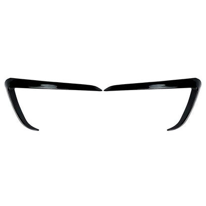 Front Fog Light Eyebrow Cover Trim for Tesla Model Y (2020–2023) Black