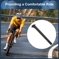 Seat Posts 31.6x400mm Carbon Fiber Matte Black Adjustable Angle for Bike