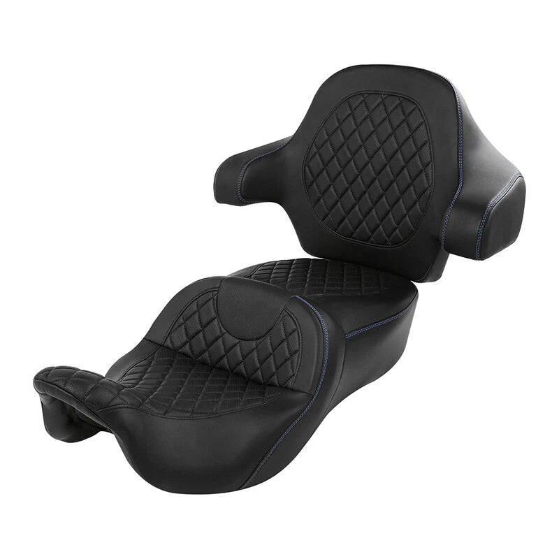 Backrest Pad Set for Harley Touring Road Glide (2014–2023)